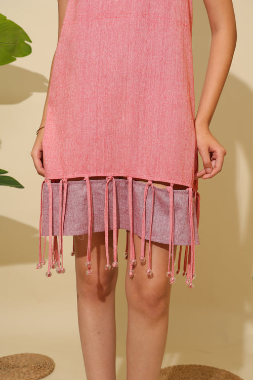 Coral Mini Dress