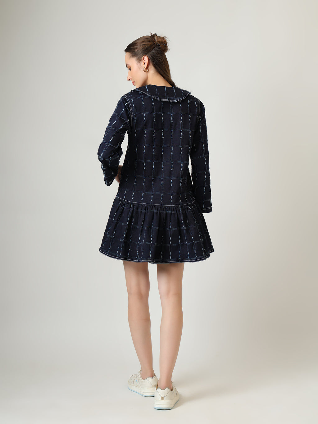 Denim Co-ord Set – Shirt Jacket & Pleated Mini Skirt