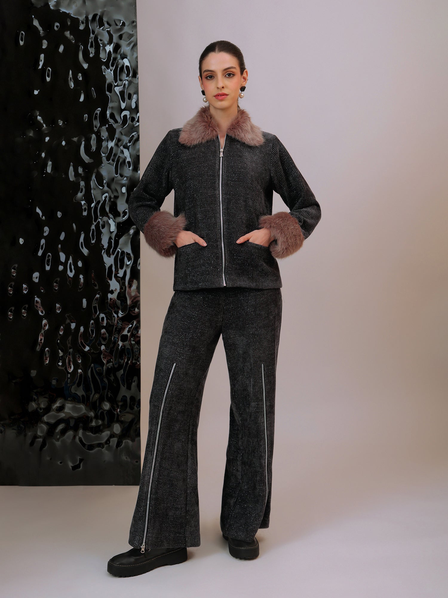 Plush Signature Fur Jacket