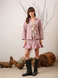 Rustic Jacket And Skirt Set
