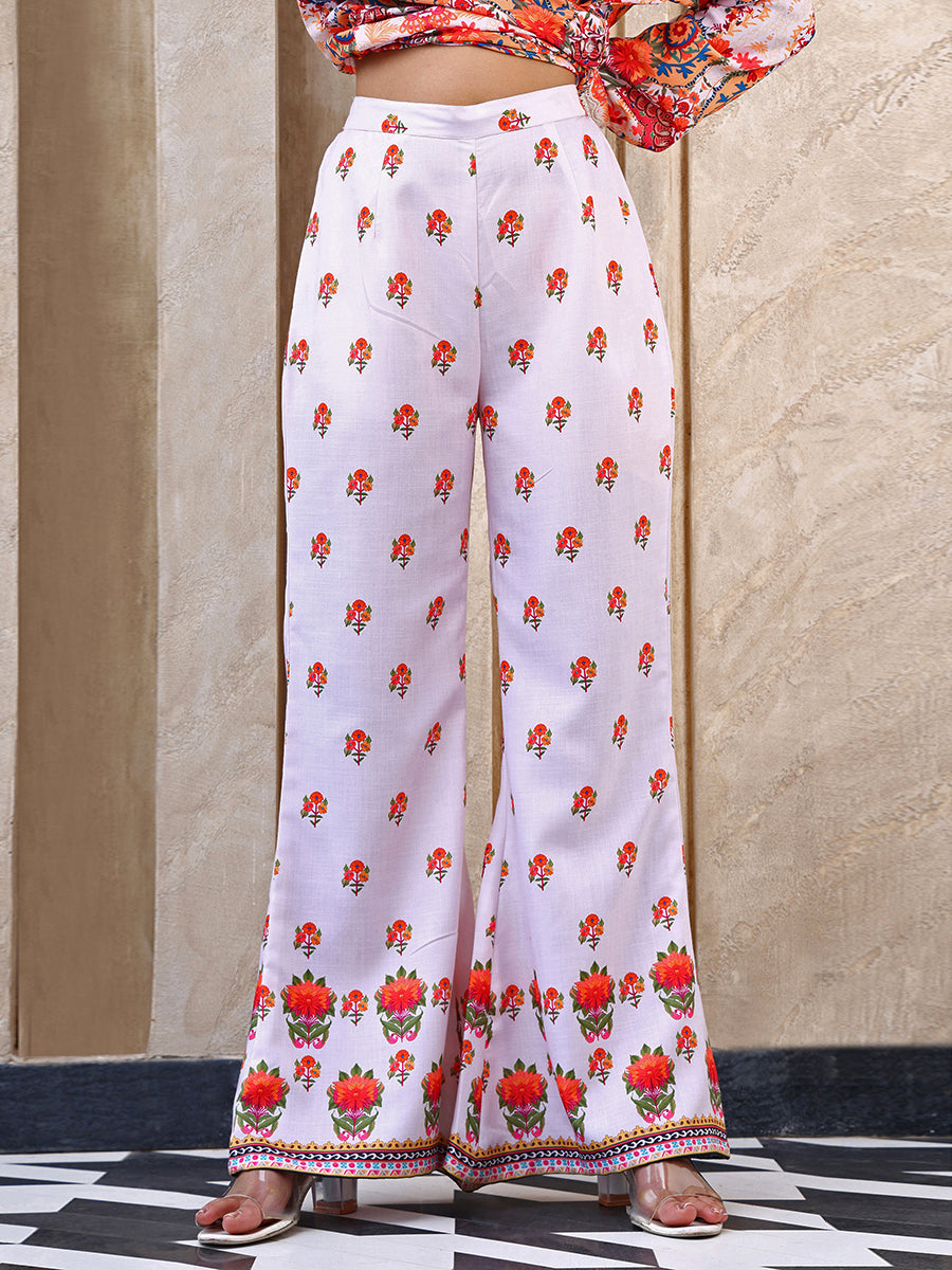 Red Printed Shirt Co-ord Set