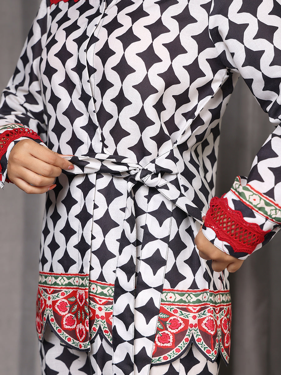 Black Shirt Co-ord set