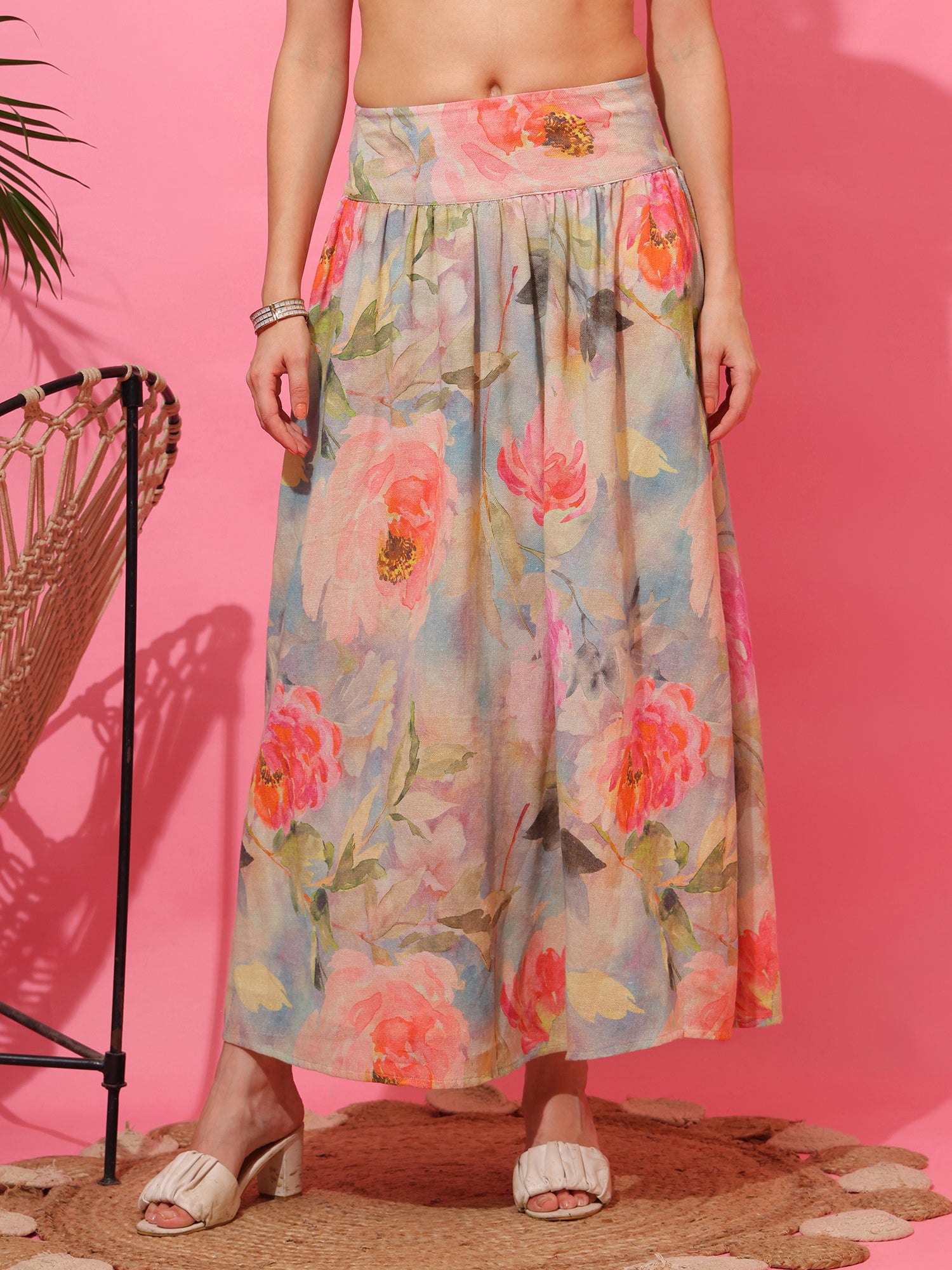 Jute Garden Maxi Skirt