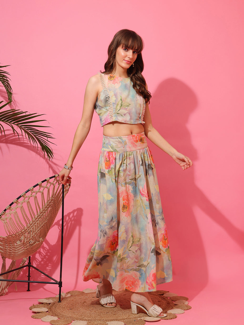 Jute Garden Maxi Skirt