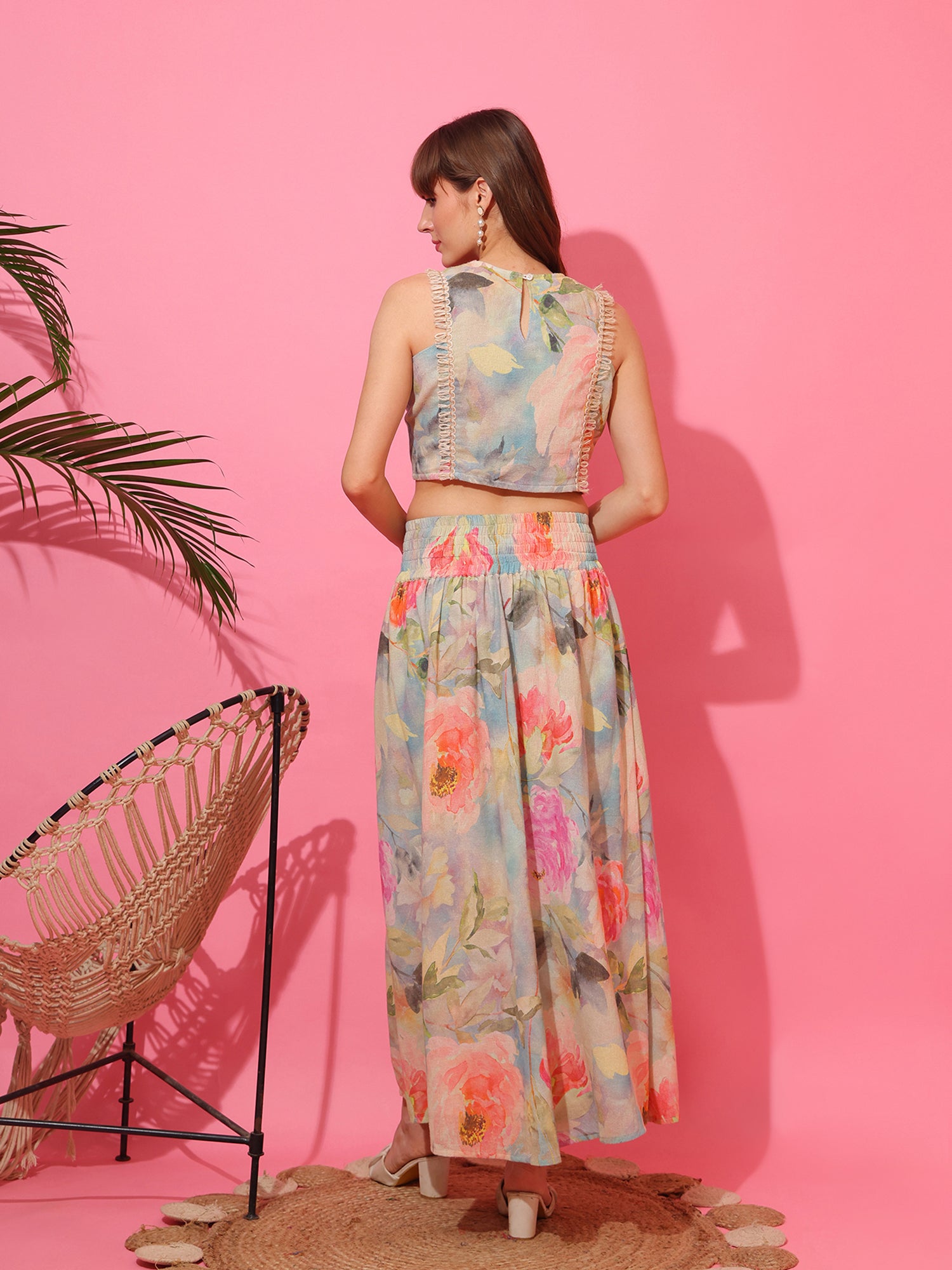 Jute Garden Maxi Skirt