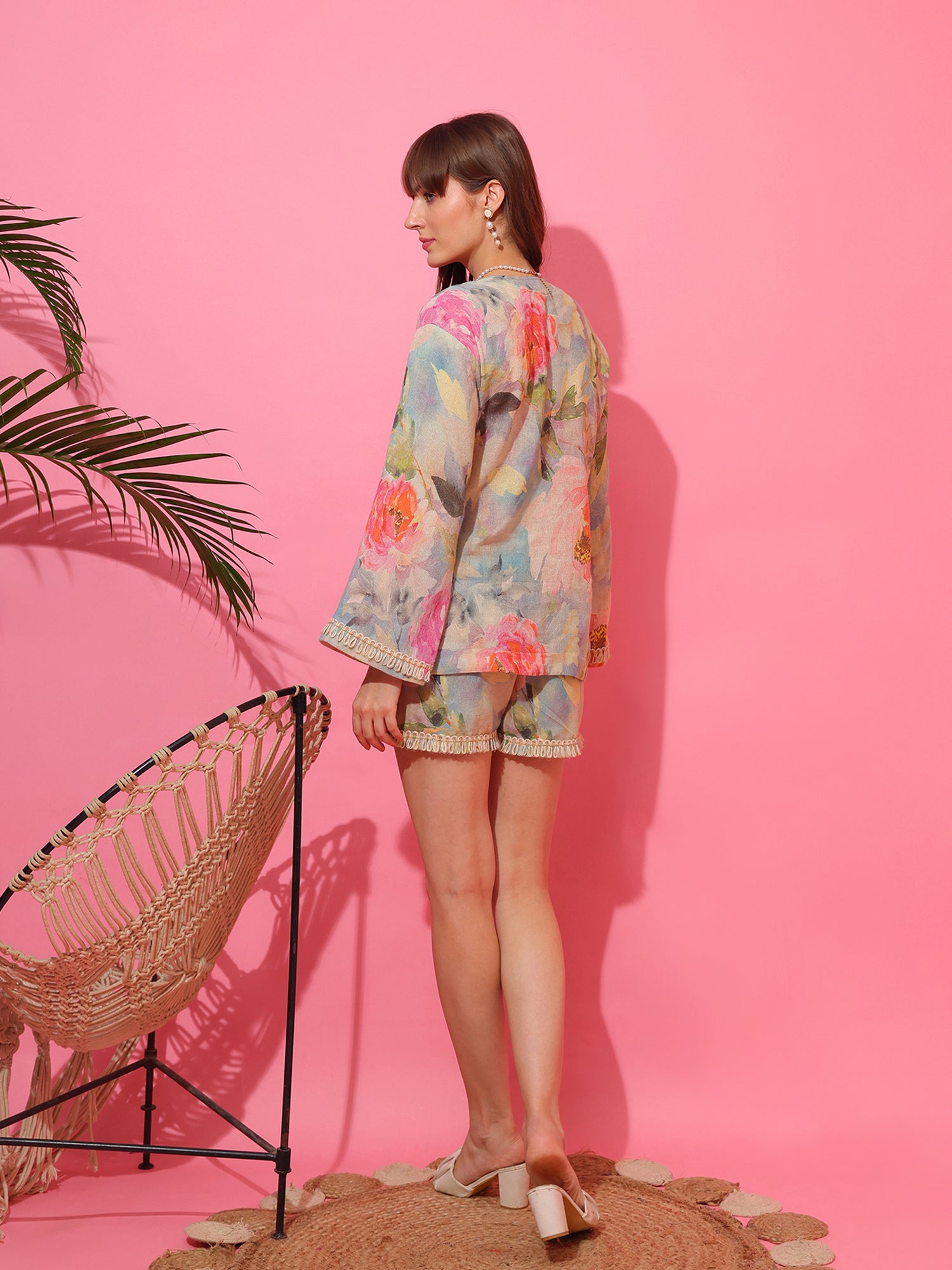 Jute Garden Jacket Set