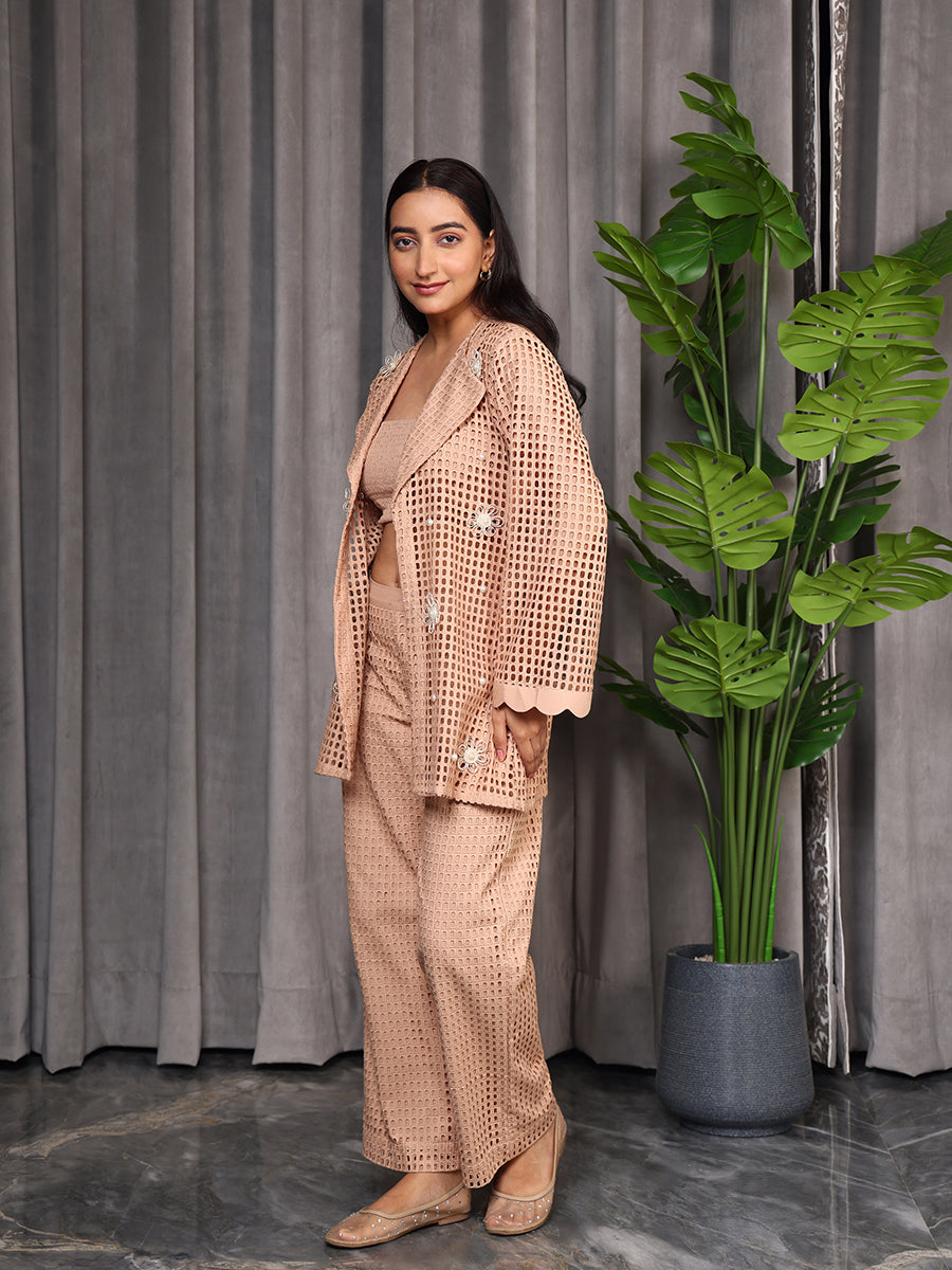 Crochet Three- Piece Suit